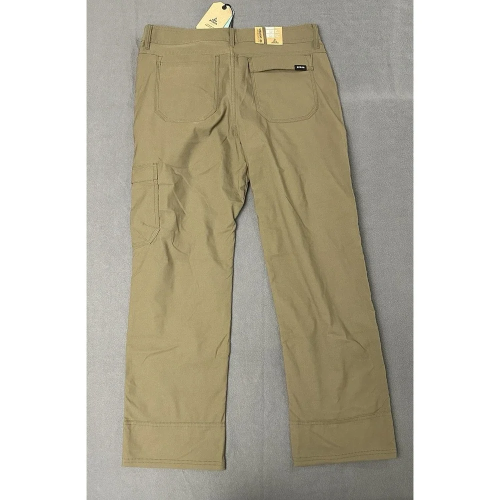 Prana Stretch Zion Pants II Mens Size 33x30 Slate Green Relaxed Fit Straight NWT